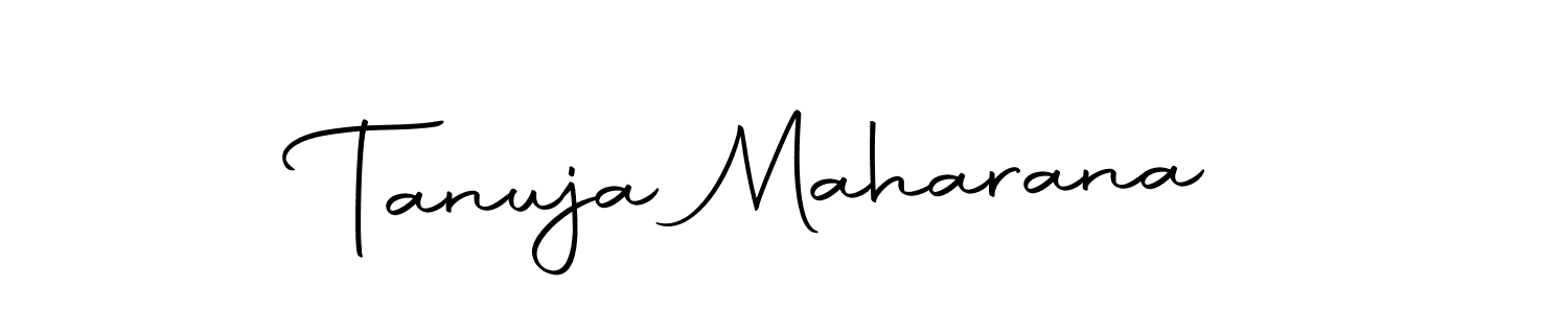 Make a beautiful signature design for name Tanuja Maharana. Use this online signature maker to create a handwritten signature for free. Tanuja Maharana signature style 10 images and pictures png