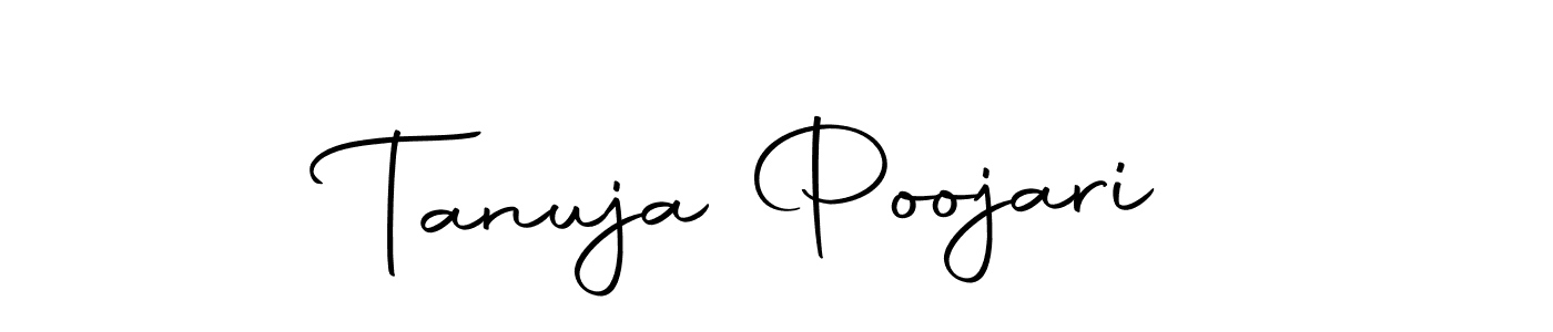 The best way (Autography-DOLnW) to make a short signature is to pick only two or three words in your name. The name Tanuja Poojari include a total of six letters. For converting this name. Tanuja Poojari signature style 10 images and pictures png