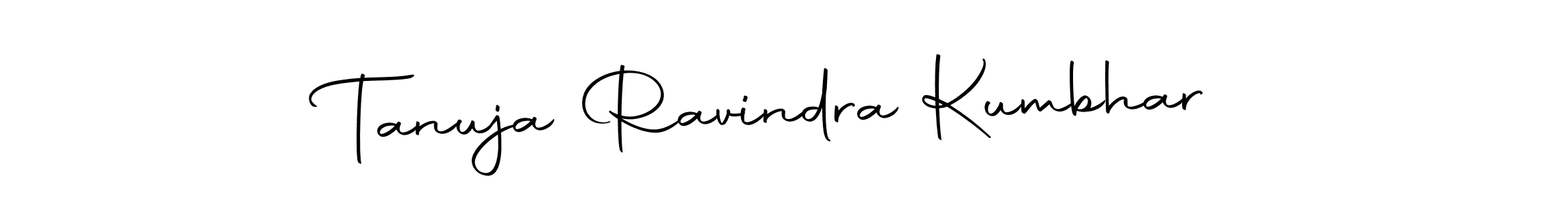 Make a beautiful signature design for name Tanuja Ravindra Kumbhar. Use this online signature maker to create a handwritten signature for free. Tanuja Ravindra Kumbhar signature style 10 images and pictures png