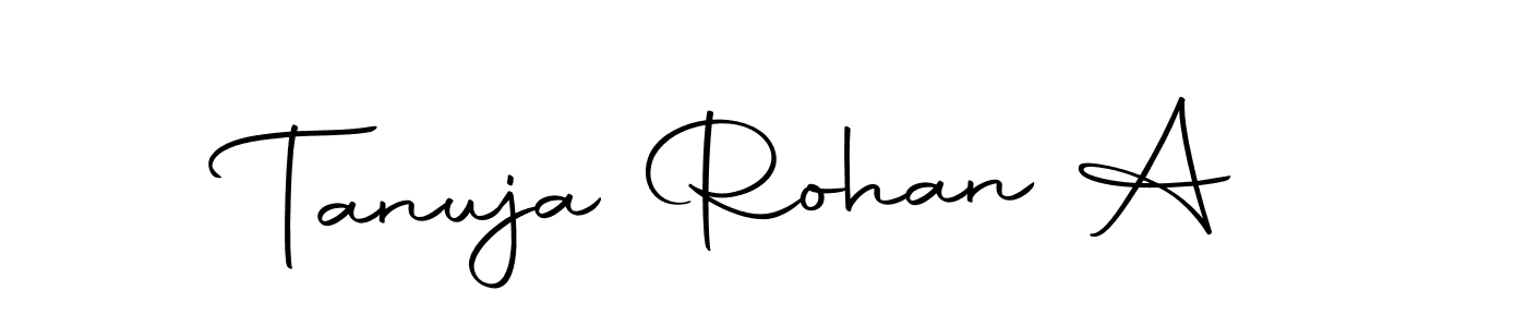 Also You can easily find your signature by using the search form. We will create Tanuja Rohan A name handwritten signature images for you free of cost using Autography-DOLnW sign style. Tanuja Rohan A signature style 10 images and pictures png