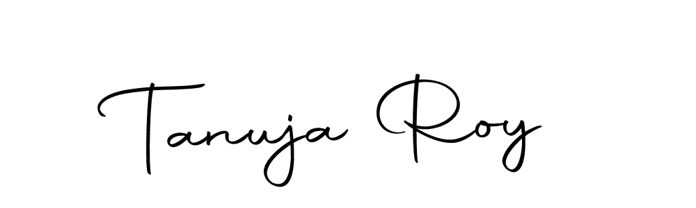 Tanuja Roy stylish signature style. Best Handwritten Sign (Autography-DOLnW) for my name. Handwritten Signature Collection Ideas for my name Tanuja Roy. Tanuja Roy signature style 10 images and pictures png