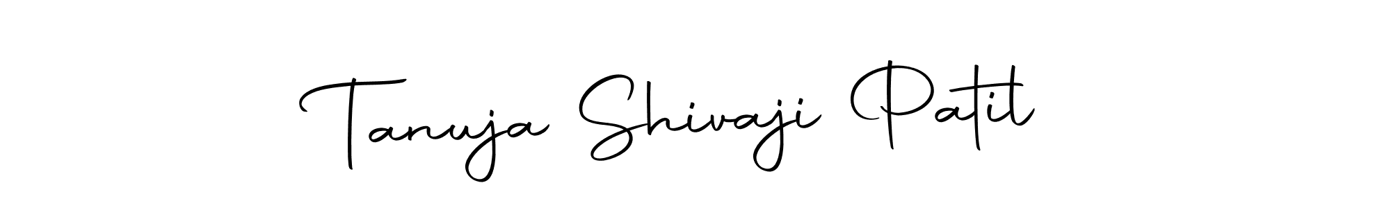Make a short Tanuja Shivaji Patil signature style. Manage your documents anywhere anytime using Autography-DOLnW. Create and add eSignatures, submit forms, share and send files easily. Tanuja Shivaji Patil signature style 10 images and pictures png