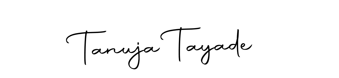 It looks lik you need a new signature style for name Tanuja Tayade. Design unique handwritten (Autography-DOLnW) signature with our free signature maker in just a few clicks. Tanuja Tayade signature style 10 images and pictures png
