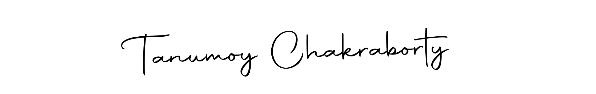 How to make Tanumoy Chakraborty name signature. Use Autography-DOLnW style for creating short signs online. This is the latest handwritten sign. Tanumoy Chakraborty signature style 10 images and pictures png