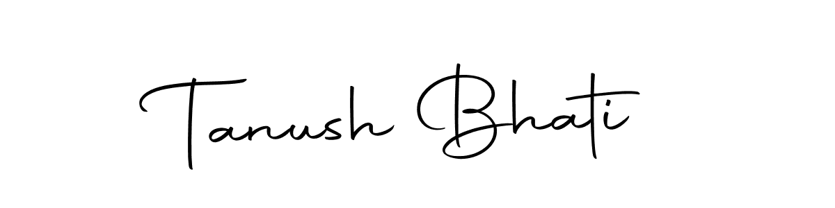 Make a short Tanush Bhati signature style. Manage your documents anywhere anytime using Autography-DOLnW. Create and add eSignatures, submit forms, share and send files easily. Tanush Bhati signature style 10 images and pictures png