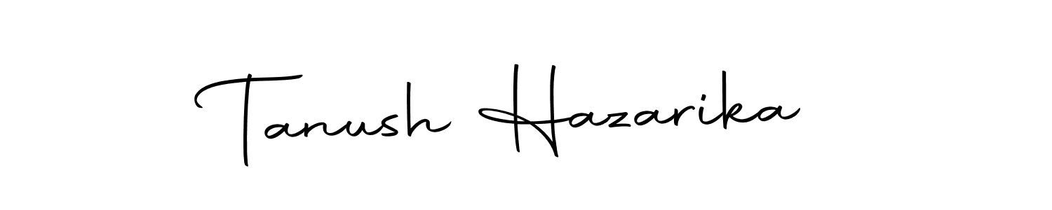 Use a signature maker to create a handwritten signature online. With this signature software, you can design (Autography-DOLnW) your own signature for name Tanush Hazarika. Tanush Hazarika signature style 10 images and pictures png