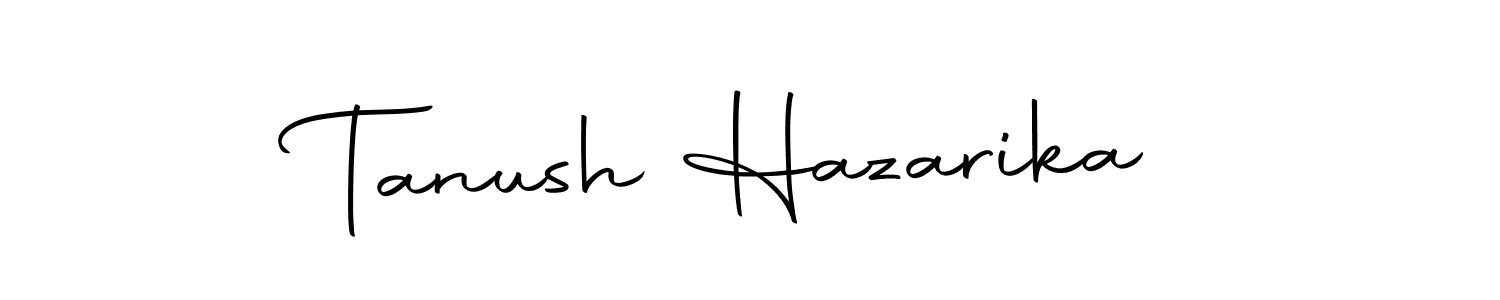 Use a signature maker to create a handwritten signature online. With this signature software, you can design (Autography-DOLnW) your own signature for name Tanush Hazarika. Tanush Hazarika signature style 10 images and pictures png