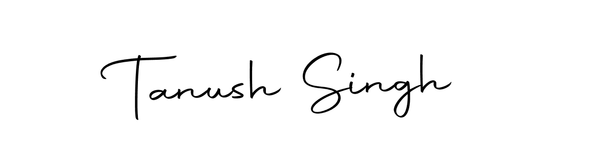 How to make Tanush Singh signature? Autography-DOLnW is a professional autograph style. Create handwritten signature for Tanush Singh name. Tanush Singh signature style 10 images and pictures png
