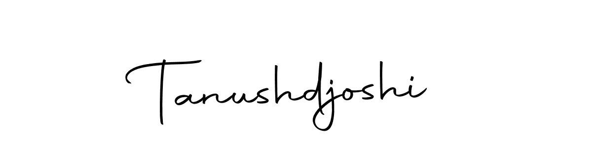 The best way (Autography-DOLnW) to make a short signature is to pick only two or three words in your name. The name Tanushdjoshi include a total of six letters. For converting this name. Tanushdjoshi signature style 10 images and pictures png