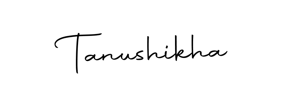 Create a beautiful signature design for name Tanushikha. With this signature (Autography-DOLnW) fonts, you can make a handwritten signature for free. Tanushikha signature style 10 images and pictures png