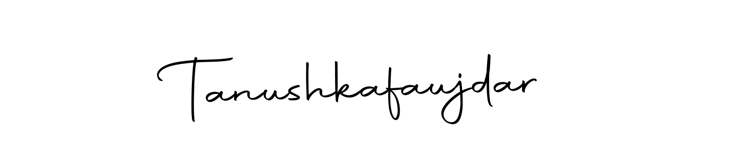 Make a beautiful signature design for name Tanushkafaujdar. With this signature (Autography-DOLnW) style, you can create a handwritten signature for free. Tanushkafaujdar signature style 10 images and pictures png