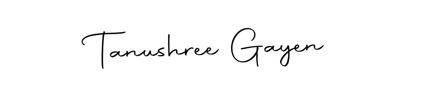 Once you've used our free online signature maker to create your best signature Autography-DOLnW style, it's time to enjoy all of the benefits that Tanushree Gayen name signing documents. Tanushree Gayen signature style 10 images and pictures png
