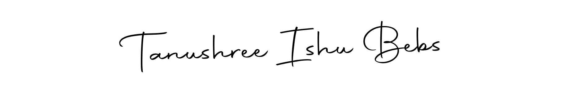 Also we have Tanushree Ishu Bebs name is the best signature style. Create professional handwritten signature collection using Autography-DOLnW autograph style. Tanushree Ishu Bebs signature style 10 images and pictures png