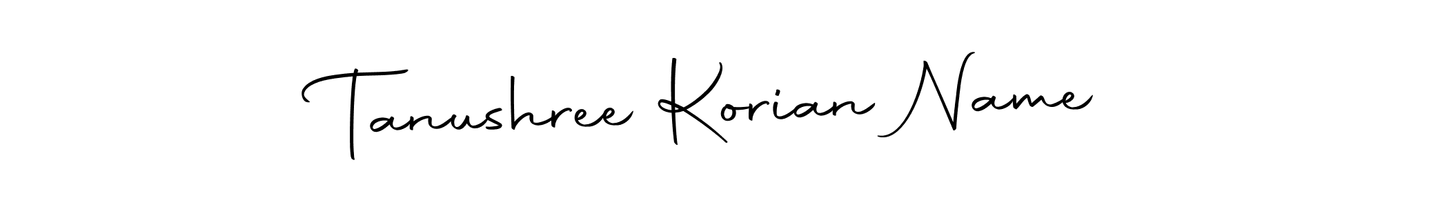 Make a beautiful signature design for name Tanushree Korian Name. Use this online signature maker to create a handwritten signature for free. Tanushree Korian Name signature style 10 images and pictures png