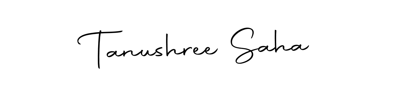 Make a beautiful signature design for name Tanushree Saha. Use this online signature maker to create a handwritten signature for free. Tanushree Saha signature style 10 images and pictures png