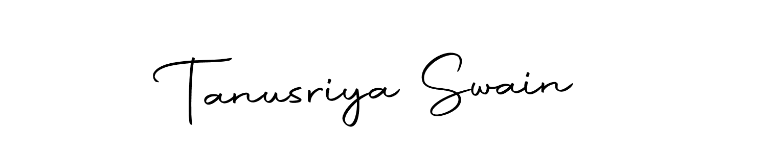 You should practise on your own different ways (Autography-DOLnW) to write your name (Tanusriya Swain) in signature. don't let someone else do it for you. Tanusriya Swain signature style 10 images and pictures png