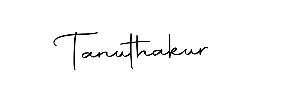 Design your own signature with our free online signature maker. With this signature software, you can create a handwritten (Autography-DOLnW) signature for name Tanuthakur. Tanuthakur signature style 10 images and pictures png