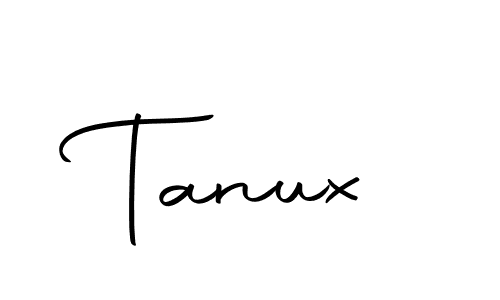 How to make Tanux signature? Autography-DOLnW is a professional autograph style. Create handwritten signature for Tanux name. Tanux signature style 10 images and pictures png