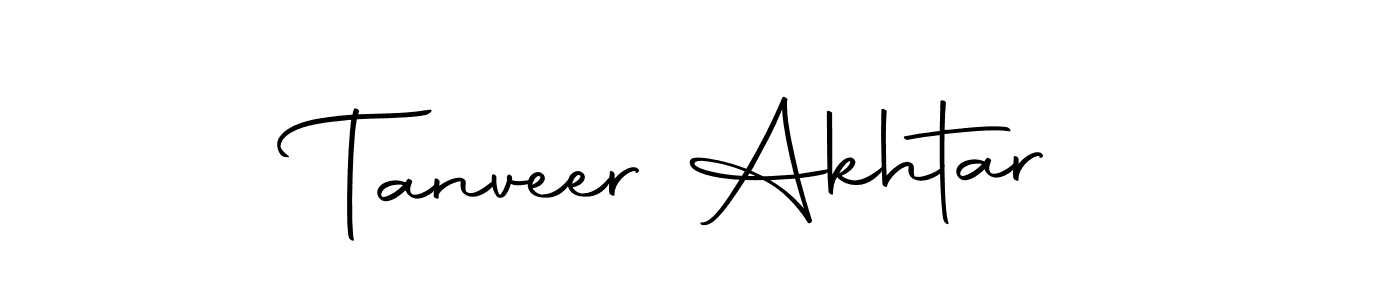 Make a beautiful signature design for name Tanveer Akhtar. Use this online signature maker to create a handwritten signature for free. Tanveer Akhtar signature style 10 images and pictures png