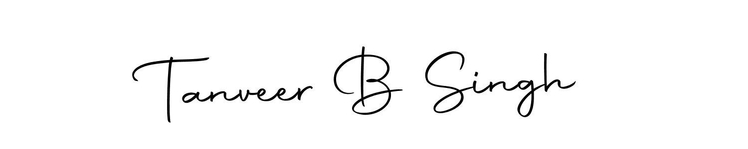 Tanveer B Singh stylish signature style. Best Handwritten Sign (Autography-DOLnW) for my name. Handwritten Signature Collection Ideas for my name Tanveer B Singh. Tanveer B Singh signature style 10 images and pictures png