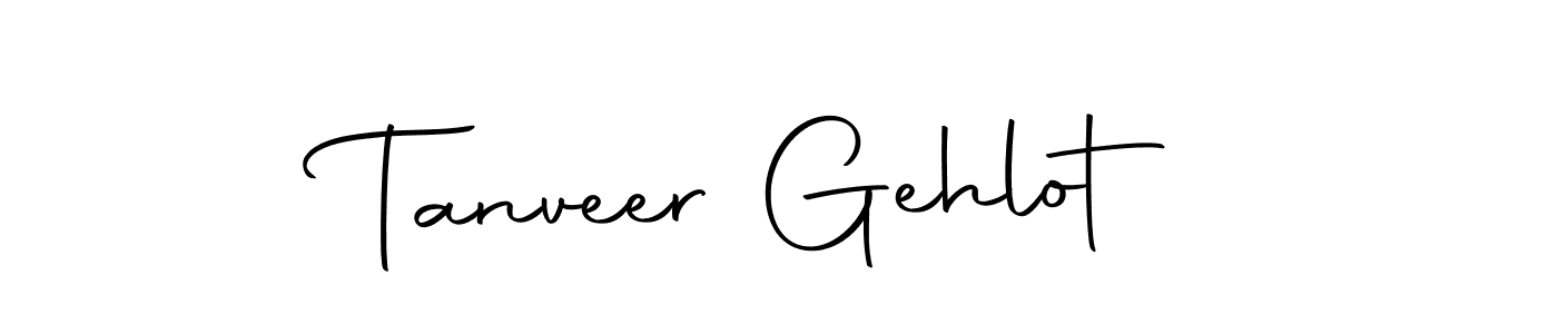 Design your own signature with our free online signature maker. With this signature software, you can create a handwritten (Autography-DOLnW) signature for name Tanveer Gehlot. Tanveer Gehlot signature style 10 images and pictures png