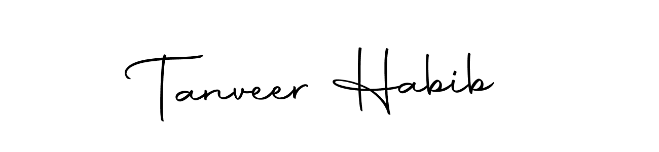 Make a short Tanveer Habib signature style. Manage your documents anywhere anytime using Autography-DOLnW. Create and add eSignatures, submit forms, share and send files easily. Tanveer Habib signature style 10 images and pictures png