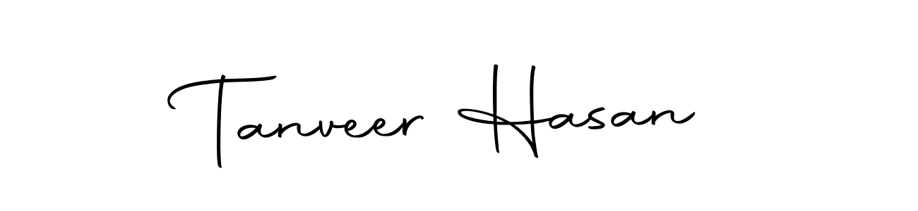 Create a beautiful signature design for name Tanveer Hasan. With this signature (Autography-DOLnW) fonts, you can make a handwritten signature for free. Tanveer Hasan signature style 10 images and pictures png