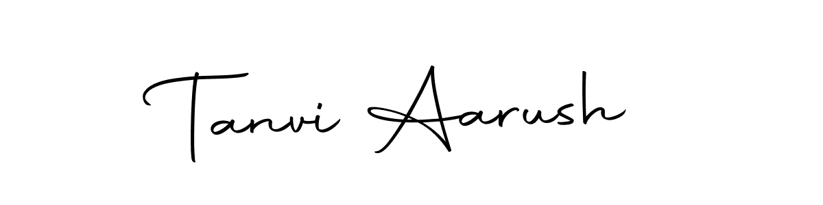 Tanvi Aarush stylish signature style. Best Handwritten Sign (Autography-DOLnW) for my name. Handwritten Signature Collection Ideas for my name Tanvi Aarush. Tanvi Aarush signature style 10 images and pictures png