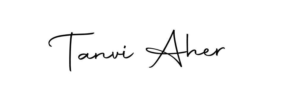 if you are searching for the best signature style for your name Tanvi Aher. so please give up your signature search. here we have designed multiple signature styles  using Autography-DOLnW. Tanvi Aher signature style 10 images and pictures png