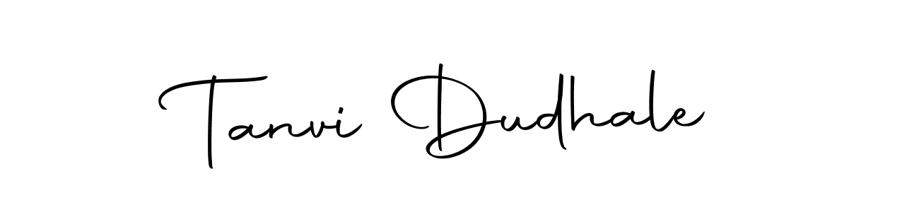 Design your own signature with our free online signature maker. With this signature software, you can create a handwritten (Autography-DOLnW) signature for name Tanvi Dudhale. Tanvi Dudhale signature style 10 images and pictures png