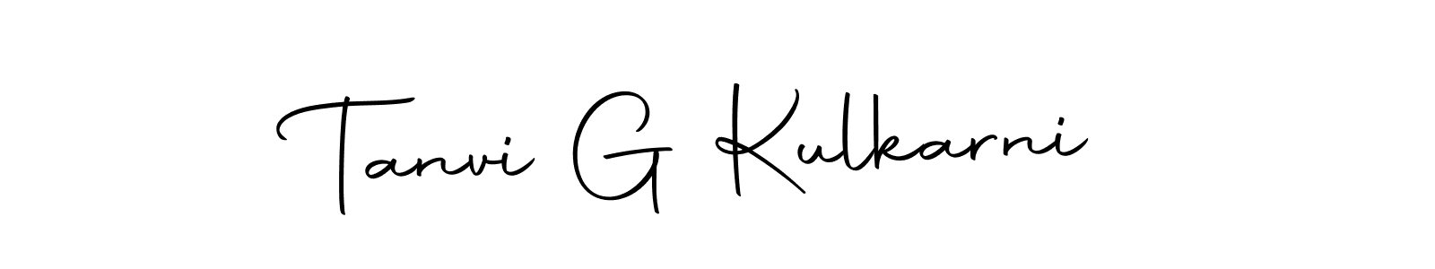 Make a beautiful signature design for name Tanvi G Kulkarni. Use this online signature maker to create a handwritten signature for free. Tanvi G Kulkarni signature style 10 images and pictures png