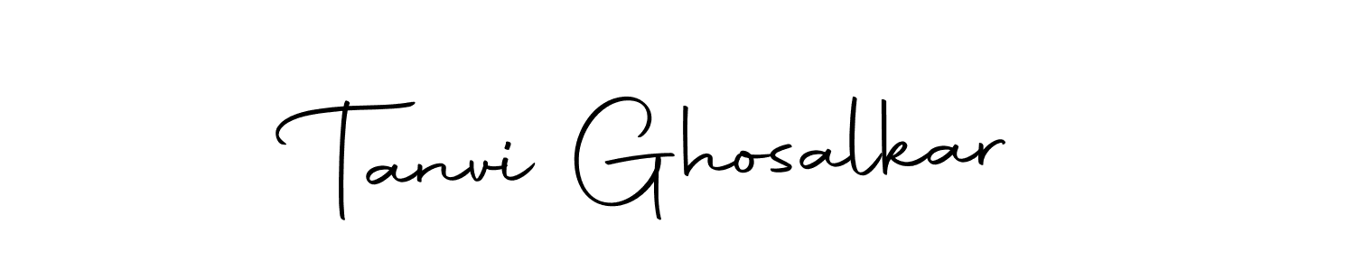 Design your own signature with our free online signature maker. With this signature software, you can create a handwritten (Autography-DOLnW) signature for name Tanvi Ghosalkar. Tanvi Ghosalkar signature style 10 images and pictures png