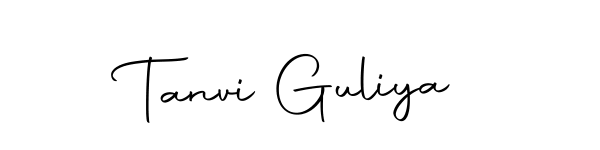 Make a short Tanvi Guliya signature style. Manage your documents anywhere anytime using Autography-DOLnW. Create and add eSignatures, submit forms, share and send files easily. Tanvi Guliya signature style 10 images and pictures png