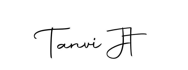 The best way (Autography-DOLnW) to make a short signature is to pick only two or three words in your name. The name Tanvi Jt include a total of six letters. For converting this name. Tanvi Jt signature style 10 images and pictures png