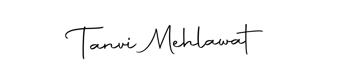 How to make Tanvi Mehlawat name signature. Use Autography-DOLnW style for creating short signs online. This is the latest handwritten sign. Tanvi Mehlawat signature style 10 images and pictures png