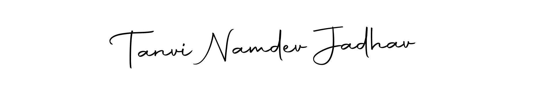 Use a signature maker to create a handwritten signature online. With this signature software, you can design (Autography-DOLnW) your own signature for name Tanvi Namdev Jadhav. Tanvi Namdev Jadhav signature style 10 images and pictures png