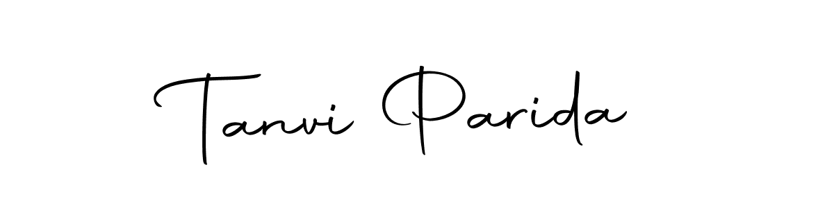 Use a signature maker to create a handwritten signature online. With this signature software, you can design (Autography-DOLnW) your own signature for name Tanvi Parida. Tanvi Parida signature style 10 images and pictures png