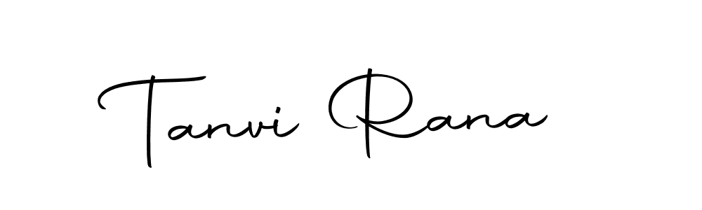 Design your own signature with our free online signature maker. With this signature software, you can create a handwritten (Autography-DOLnW) signature for name Tanvi Rana. Tanvi Rana signature style 10 images and pictures png