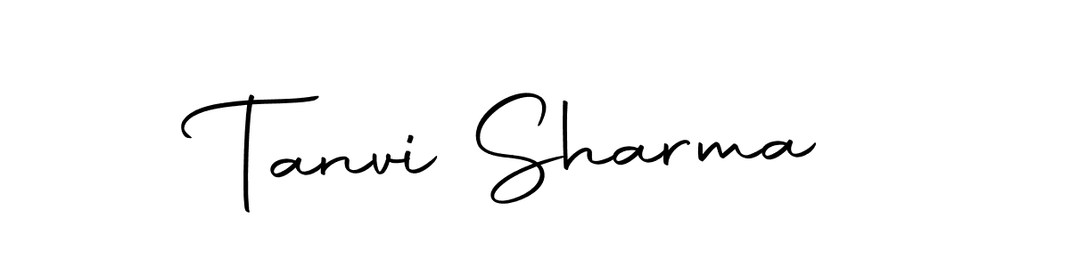 Use a signature maker to create a handwritten signature online. With this signature software, you can design (Autography-DOLnW) your own signature for name Tanvi Sharma. Tanvi Sharma signature style 10 images and pictures png