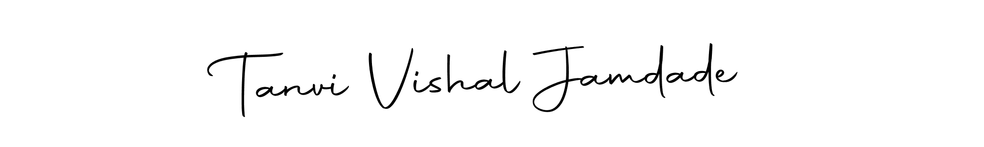 Here are the top 10 professional signature styles for the name Tanvi Vishal Jamdade. These are the best autograph styles you can use for your name. Tanvi Vishal Jamdade signature style 10 images and pictures png