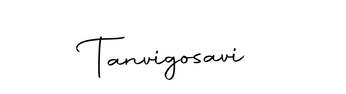 Create a beautiful signature design for name Tanvigosavi. With this signature (Autography-DOLnW) fonts, you can make a handwritten signature for free. Tanvigosavi signature style 10 images and pictures png