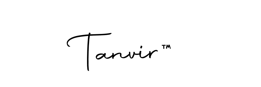 Create a beautiful signature design for name Tanvir™. With this signature (Autography-DOLnW) fonts, you can make a handwritten signature for free. Tanvir™ signature style 10 images and pictures png