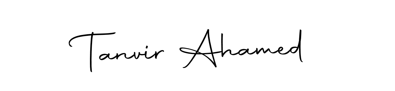 Make a beautiful signature design for name Tanvir Ahamed. With this signature (Autography-DOLnW) style, you can create a handwritten signature for free. Tanvir Ahamed signature style 10 images and pictures png