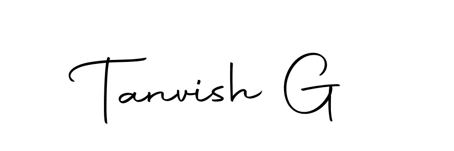 if you are searching for the best signature style for your name Tanvish G. so please give up your signature search. here we have designed multiple signature styles  using Autography-DOLnW. Tanvish G signature style 10 images and pictures png