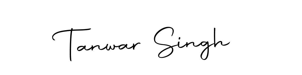 You should practise on your own different ways (Autography-DOLnW) to write your name (Tanwar Singh) in signature. don't let someone else do it for you. Tanwar Singh signature style 10 images and pictures png