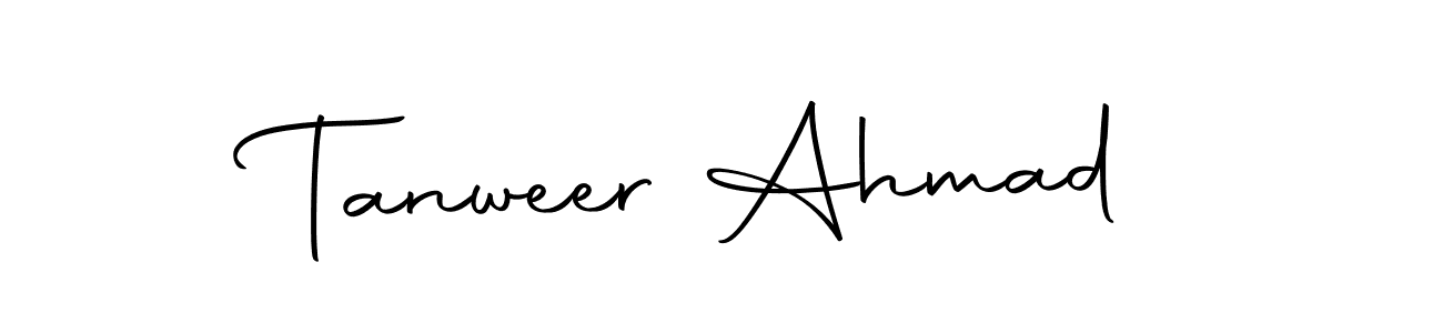 You should practise on your own different ways (Autography-DOLnW) to write your name (Tanweer Ahmad) in signature. don't let someone else do it for you. Tanweer Ahmad signature style 10 images and pictures png
