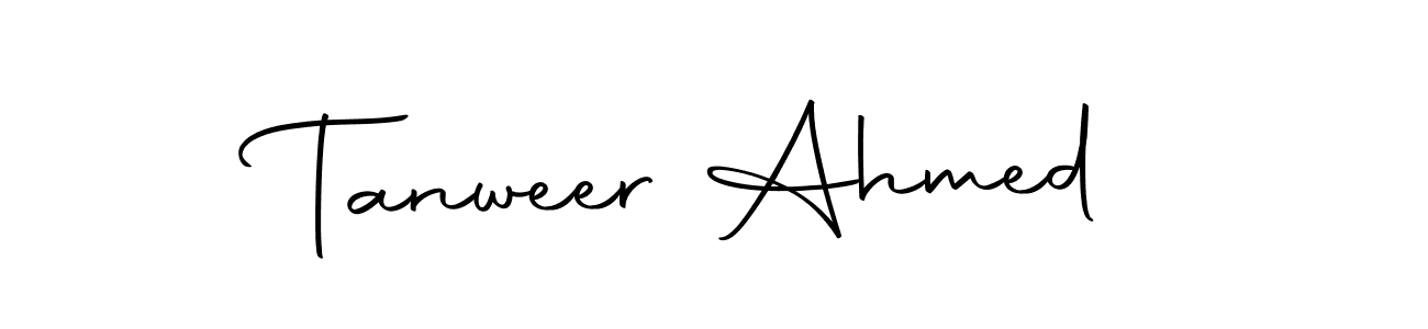Make a short Tanweer Ahmed signature style. Manage your documents anywhere anytime using Autography-DOLnW. Create and add eSignatures, submit forms, share and send files easily. Tanweer Ahmed signature style 10 images and pictures png