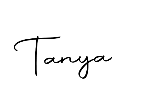 Tanya stylish signature style. Best Handwritten Sign (Autography-DOLnW) for my name. Handwritten Signature Collection Ideas for my name Tanya. Tanya signature style 10 images and pictures png