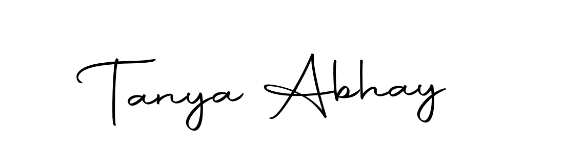 Also we have Tanya Abhay name is the best signature style. Create professional handwritten signature collection using Autography-DOLnW autograph style. Tanya Abhay signature style 10 images and pictures png