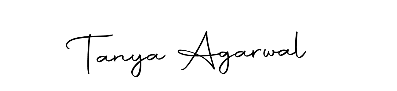 Use a signature maker to create a handwritten signature online. With this signature software, you can design (Autography-DOLnW) your own signature for name Tanya Agarwal. Tanya Agarwal signature style 10 images and pictures png